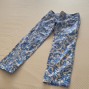 Blue and white Lilly pants